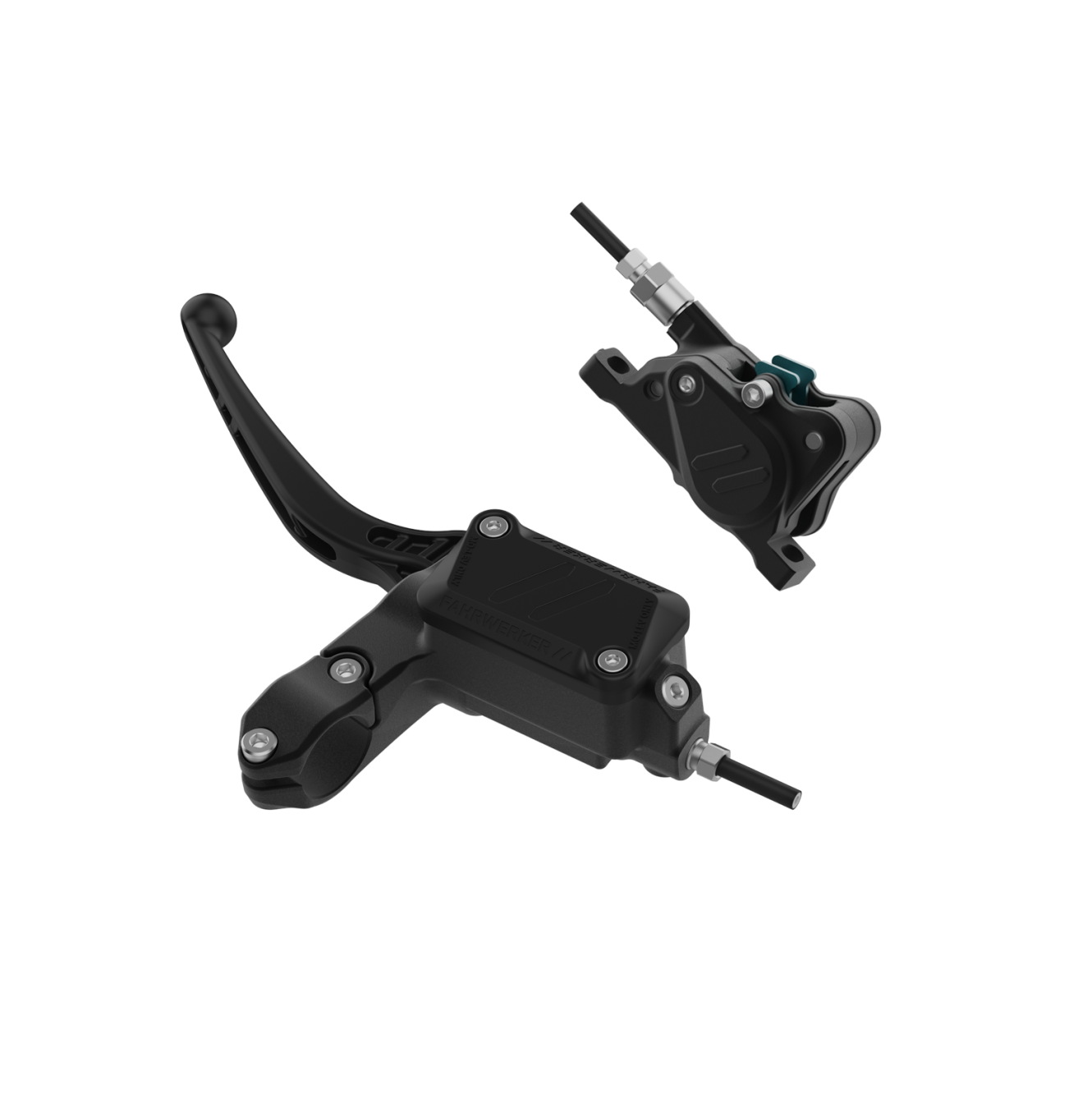 FAHRWERKER Hydraulic brake system, complete set